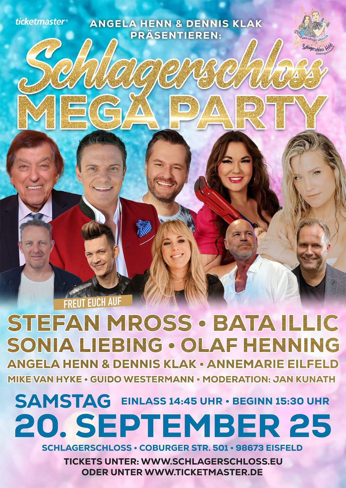 Schlagerschloss MEGA Party 20.09.2025